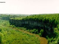 Smotrych River Canyon