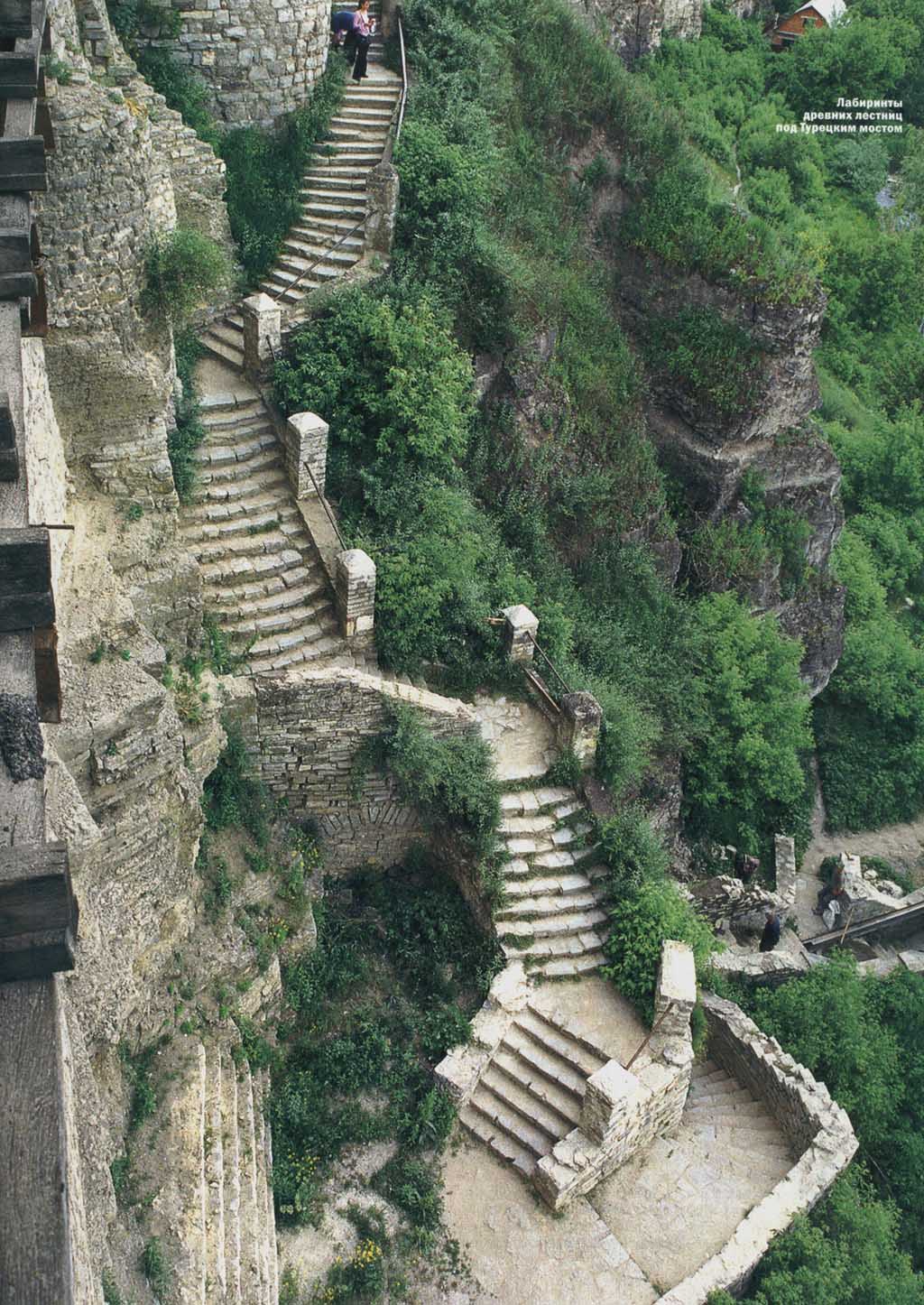 Лабиринты древних лестниц под Турецким мостом
